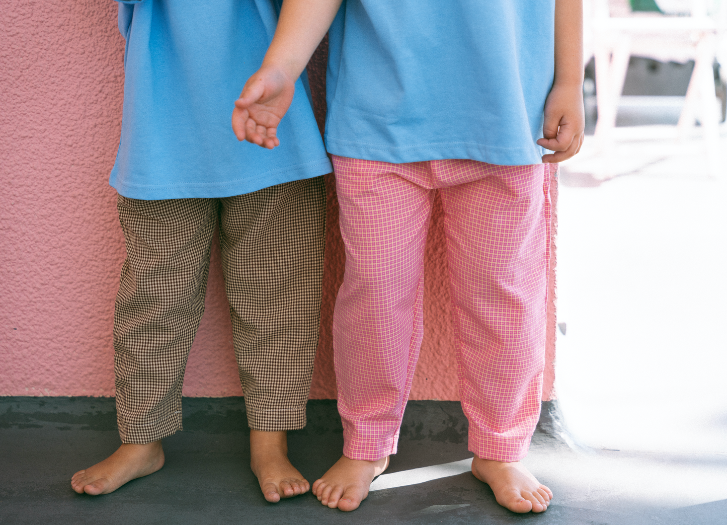 Check pants - Fairy Floss