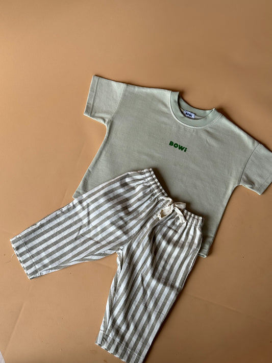 Khaki Stripe Pant
