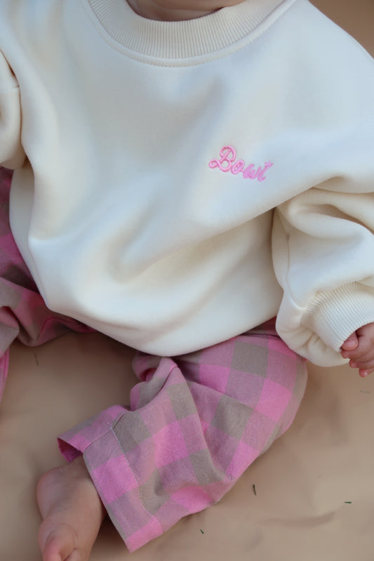 Pink Check Pant