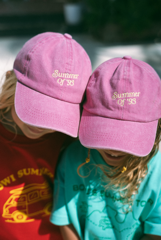Summer of ’93 Kids Cap – Pink