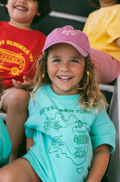 Summer of ’93 Kids Cap – Pink
