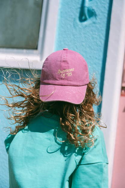 Summer of ’93 Kids Cap – Pink