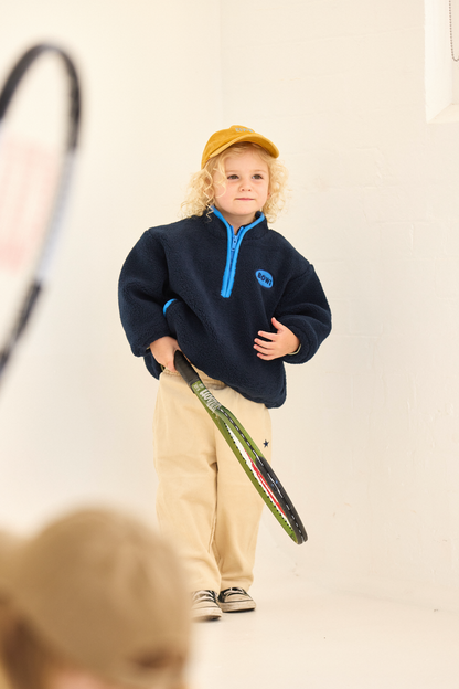 Bowi Sports Sherpa Jacket - Navy