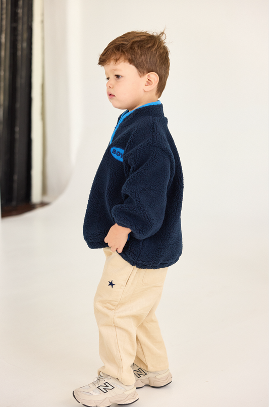 Bowi Sports Sherpa Jacket - Navy