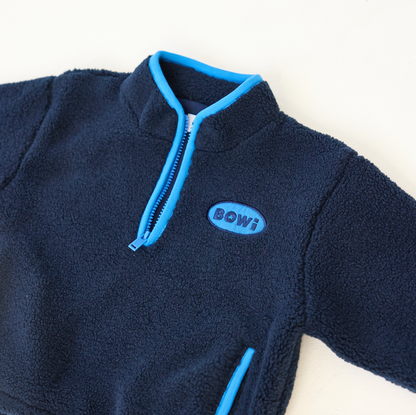 Bowi Sports Sherpa Jacket - Navy
