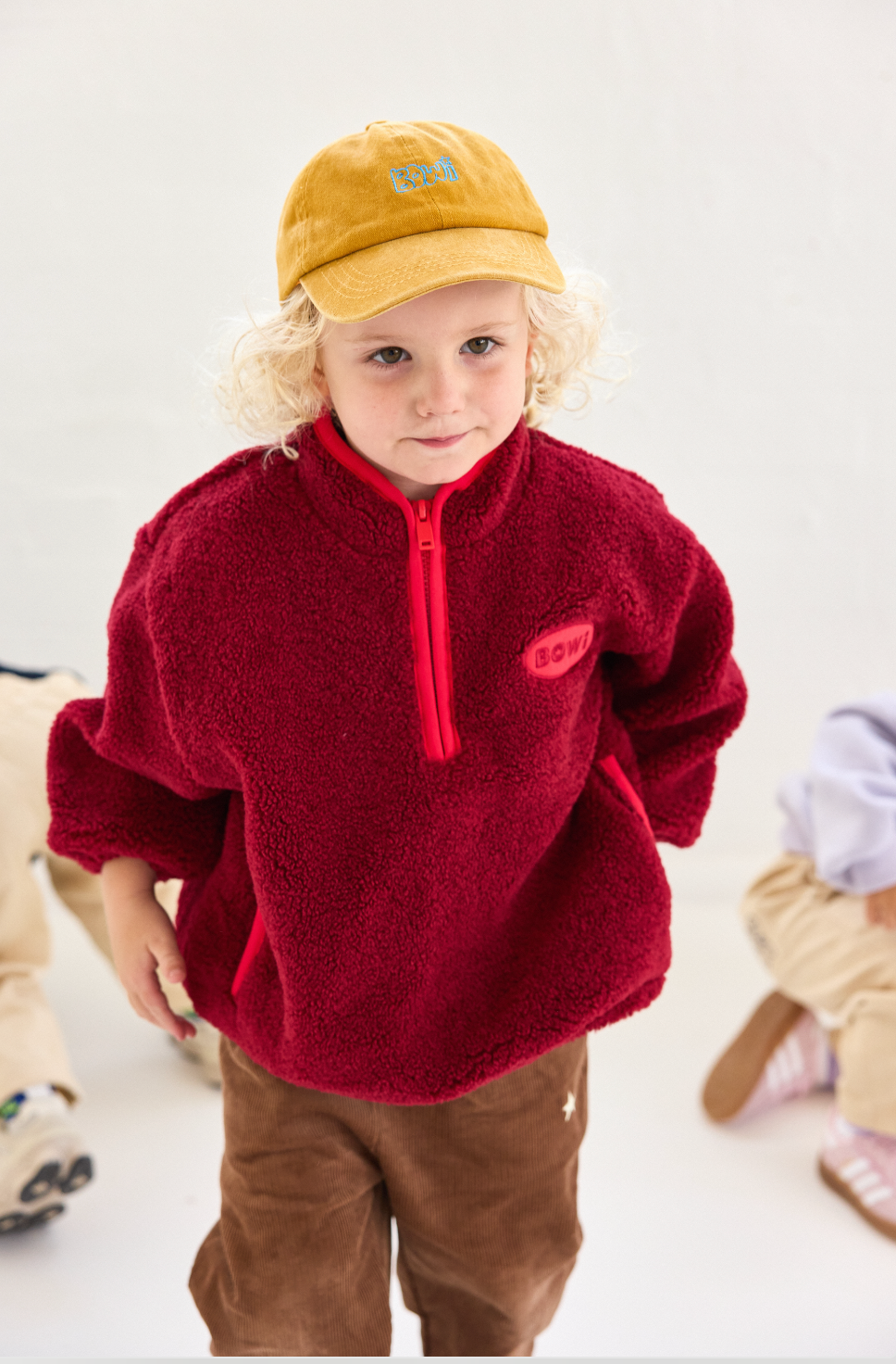 Bowi Sports Sherpa Jacket - Burgundy