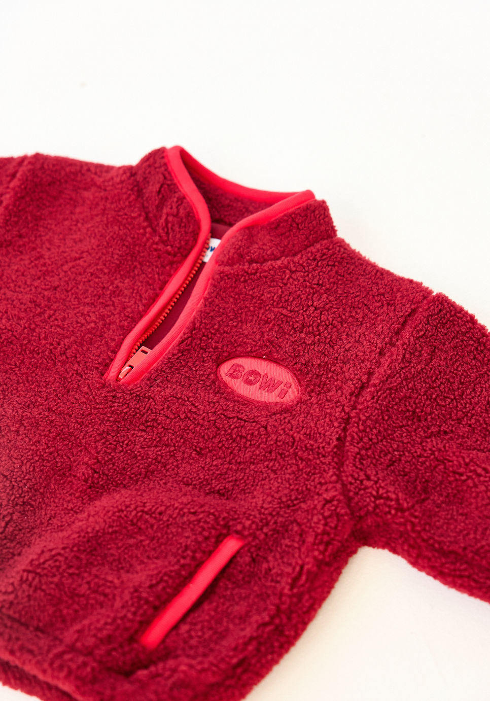 Bowi Sports Sherpa Jacket - Burgundy