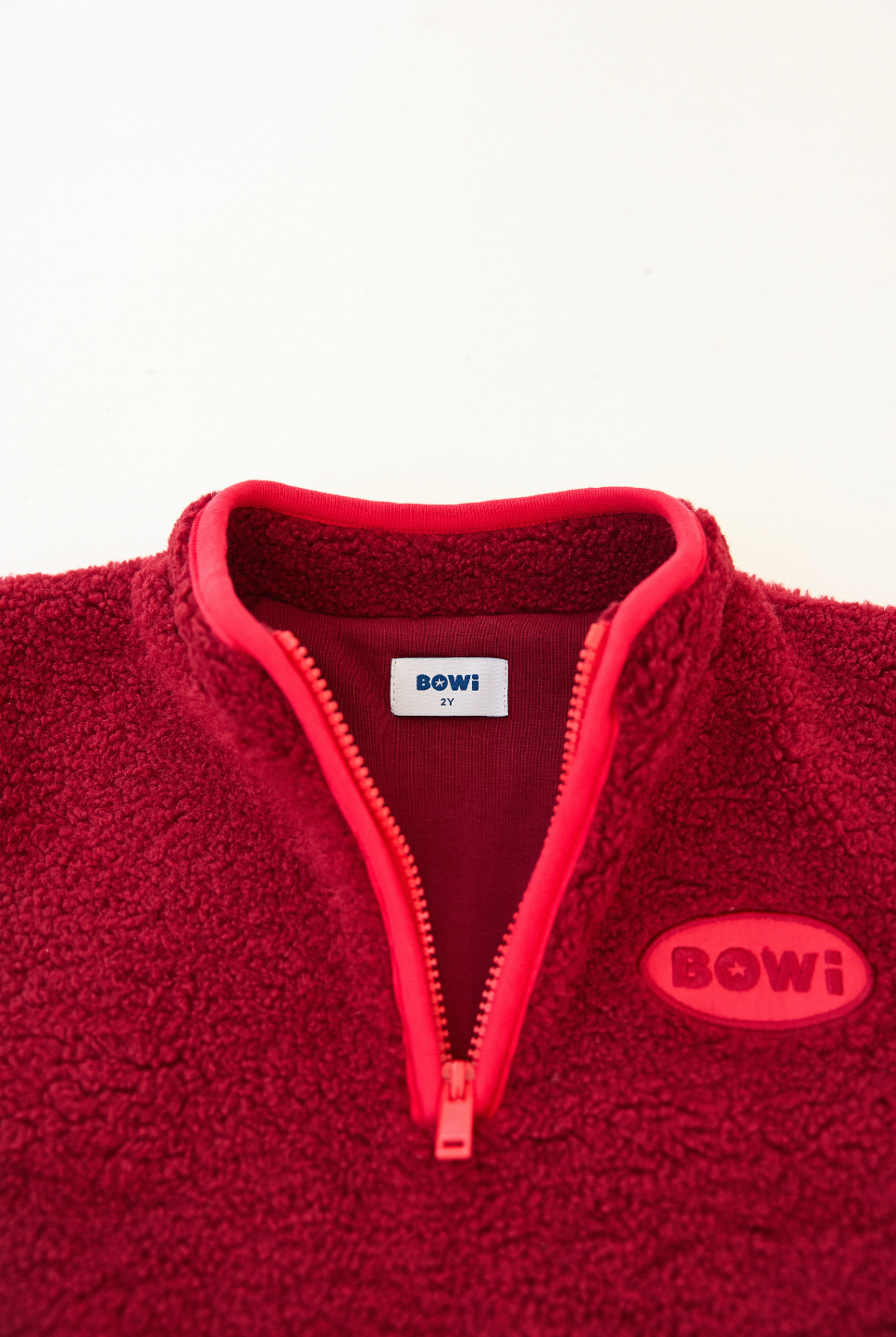 Bowi Sports Sherpa Jacket - Burgundy